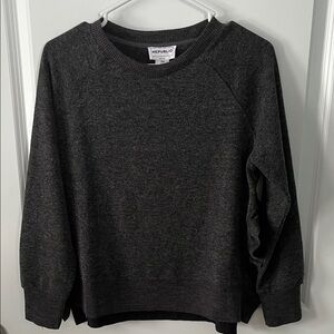 For The Republic Dark Gray Crew Neck Sweater